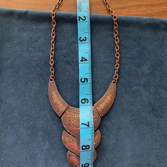 Necklace of Aztec or Inca or just copper influences. - Picture 2 of 3